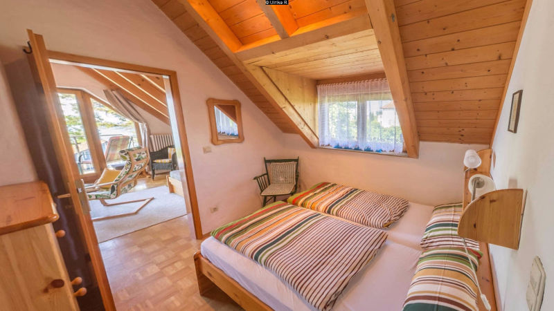Schlafzimmer im Ferinhaus am Bodensee